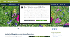 Desktop Screenshot of kleingaertnerin.de